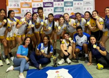 Seleção Feminina Juvenil de Handebol de Barra de São Francisco conquista título invicto em Nova Venécia