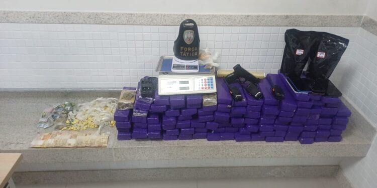PM “estoura” depósito de drogas e apreende 80kg de maconha em Vitória PM “estoura” depósito de drogas e apreende 80kg de maconha em Vitória