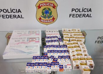 Presa no Aeroporto do Galeão mulher com carga de canetas emagrecedoras para Vitória