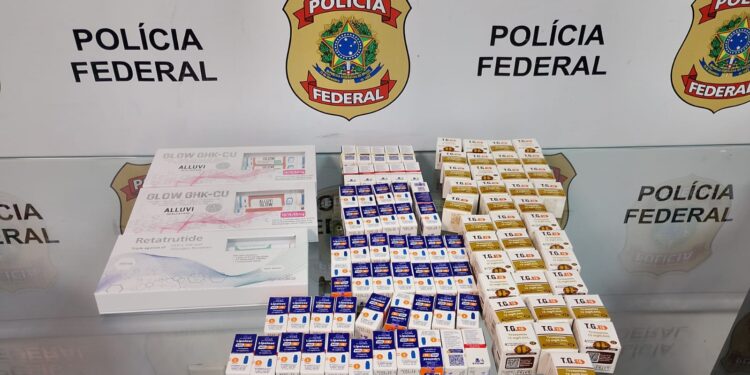 Presa no Aeroporto do Galeão mulher com carga de canetas emagrecedoras para Vitória