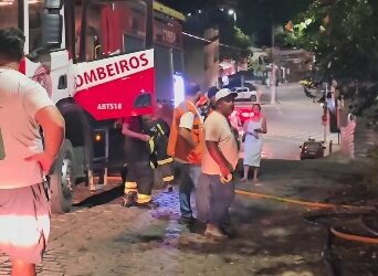 Incêndio atinge residência no bairro Beira Rio, em Nova Venécia