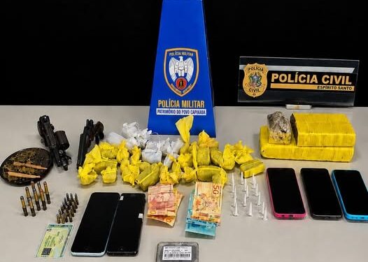 Operação da PM e Polícia Civil apreende armas, drogas e dinheiro em Mantenópolis