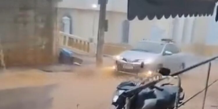Forte temporal atinge Alegre, no Sul do Estado