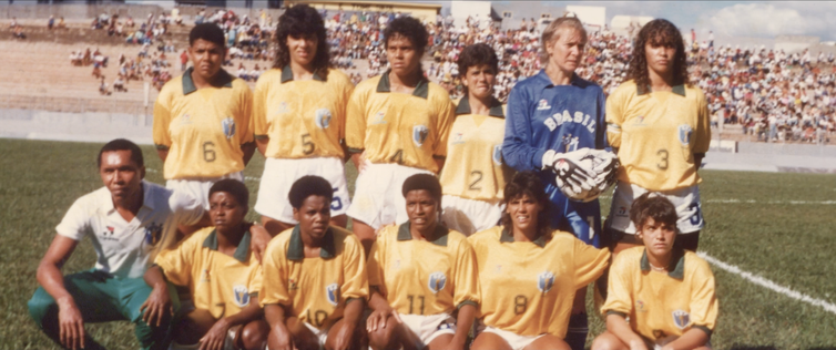 Imagens cedidas pela Olé Produções fotografia da primeira seleção brasileira feminina de futebol
Imagens cedidas pela Olé Produções