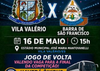 Barra de São Francisco decide vaga na final da Copa Sesport neste sábado contra Vila Valério; Ônibus levará torcida