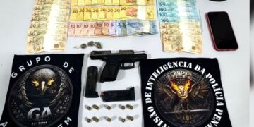 Foragido da Justiça é preso com arma, drogas e dinheiro durante operação em São Mateus