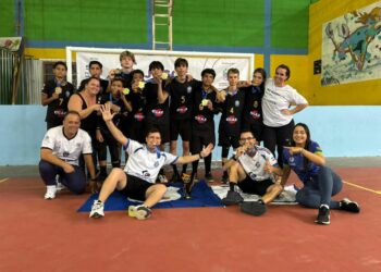 Escola de Barra de São Francisco garante vaga na fase estadual dos Jogos Escolares no vôlei infantil