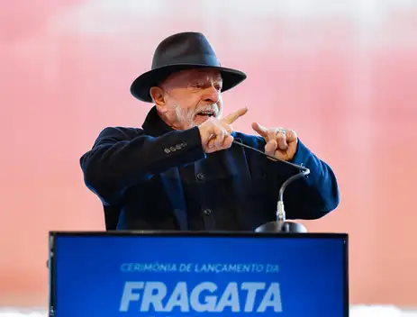 26.06.2026 - Presidente da República, Luiz Inácio Lula da Silva, durante cerimônia de lançamento da Fragata “Cunha Moreira”, na Rua Eugênio Pezzini, 355, Cordeiros, Itajaí - SC.

Foto: Ricardo Stuckert / PR