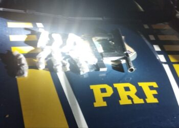 PRF apreende 135 porções de maconha e prende ocupantes de carro na BR 101