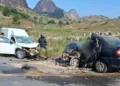 Mulher morre e homem fica ferido em acidente na ES-080 em Água Doce do Norte