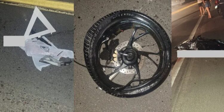 Motociclista morre em acidente com caminhão na BR-101, em Linhares Motociclista morre em acidente com caminhão na BR-101, em Linhares