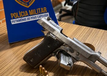 Polícia Militar apreende pistola com numeração raspada após perseguição em Barra de São Francisco