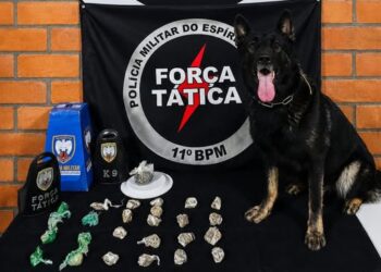 PM apreende droga enterrada no bairro Colina, em Barra de São Francisco